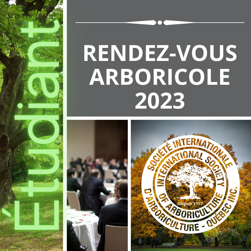 Inscription Rendez-vous arboricole 2023 - tarif étudiant